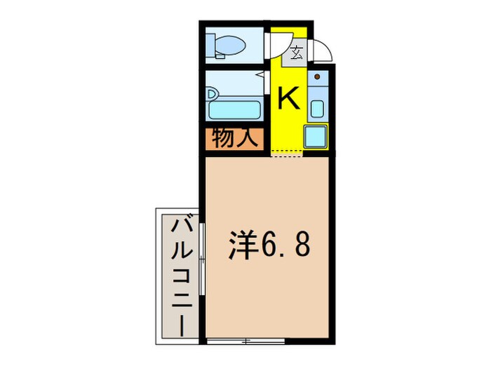 パルコート西宮北口の物件間取画像