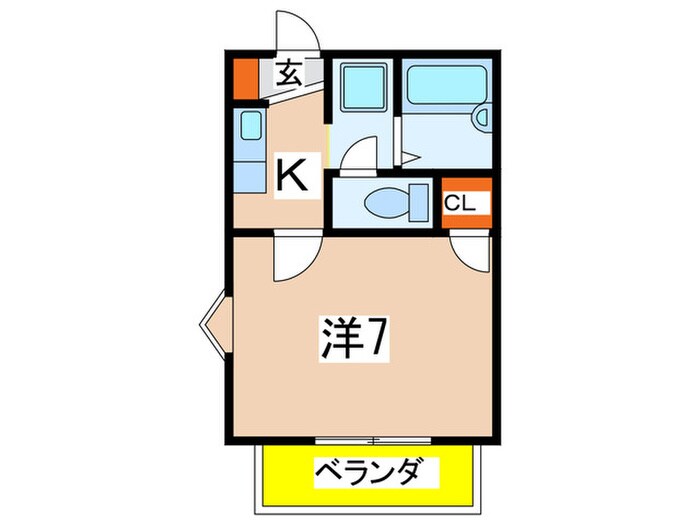 コンフォ－ル売布の物件間取画像