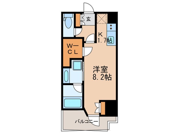 ﾊﾟｰｸｱｸｼｽうつぼ公園の物件間取画像