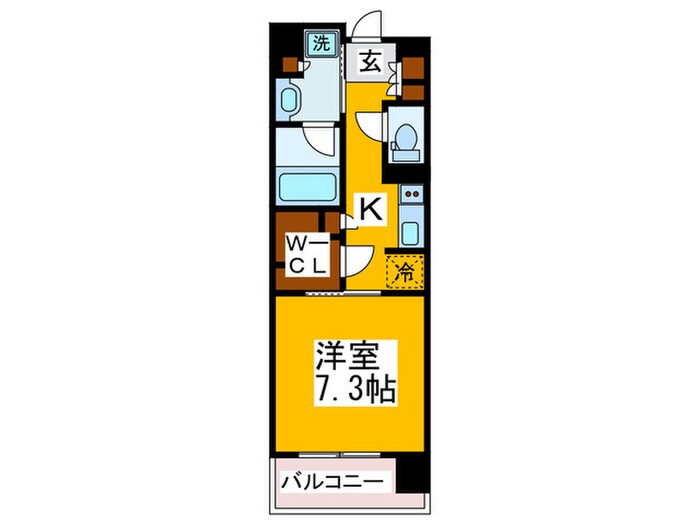 ﾊﾟｰｸｱｸｼｽうつぼ公園の物件間取画像