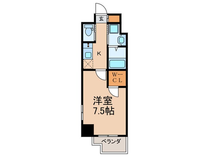 ビガーポリス405同心Ⅲの物件間取画像