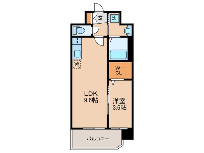 ソルテラス京都JUJO華(313)の物件間取画像