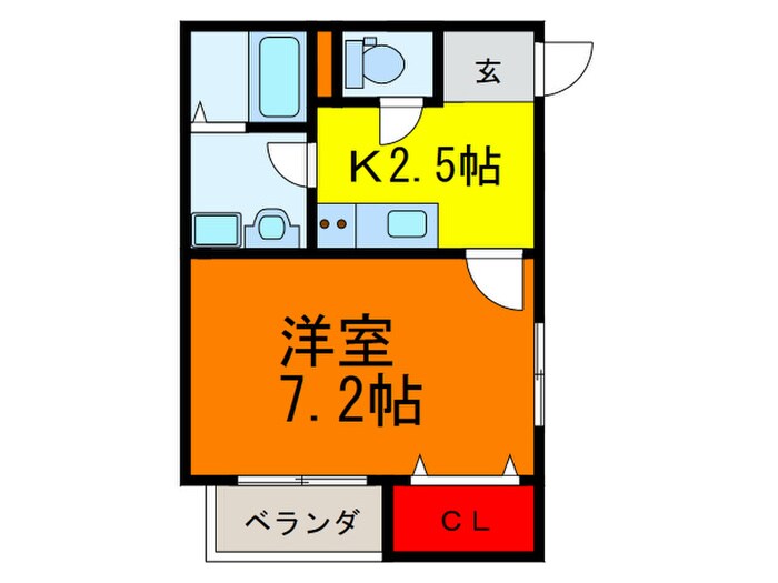 ヴィラソラーレ長瀬の物件間取画像