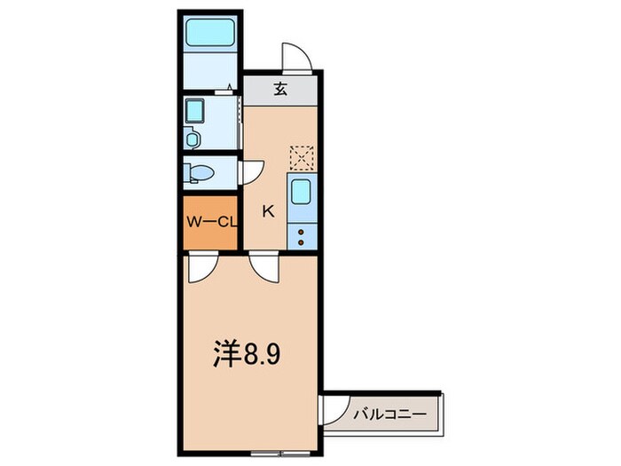 フジパレス深江駅前の物件間取画像