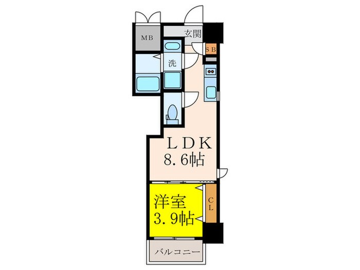 クローバー・グランツ都島の物件間取画像