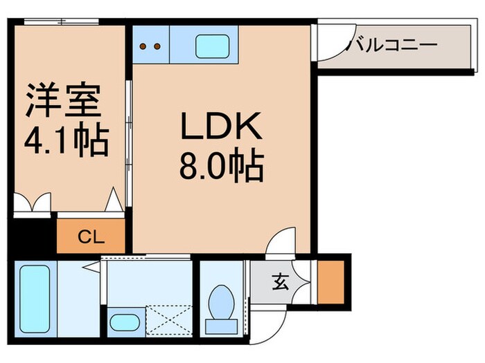 アトムハウスⅠ号館の物件間取画像