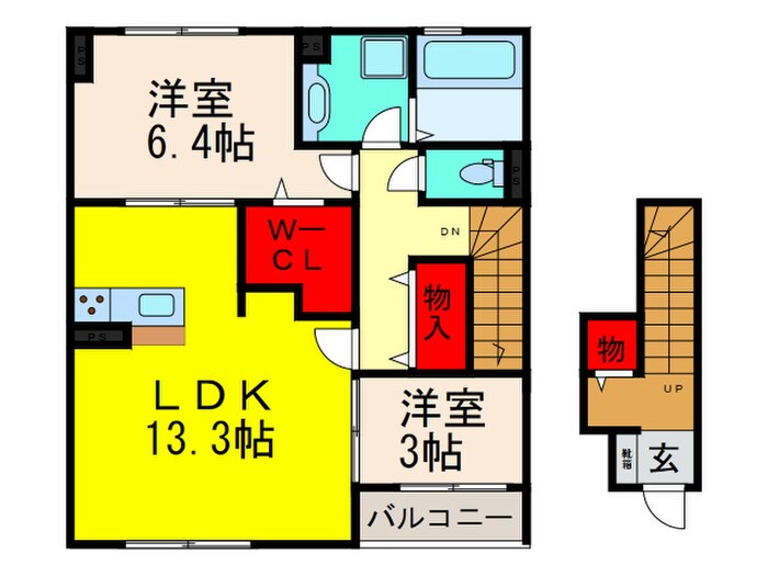 Ｌｕｘｔｉａの物件間取画像