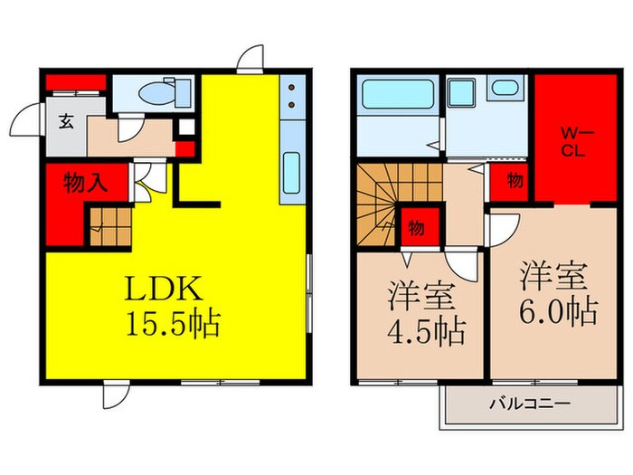 氷室町２丁目戸建ての物件間取画像