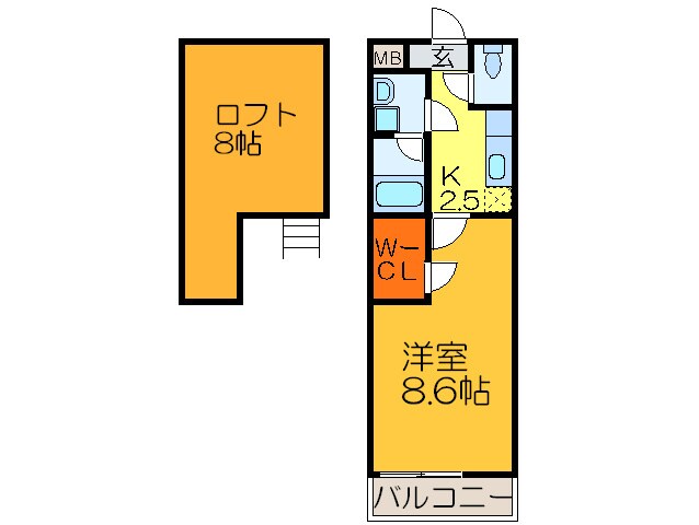 ル－チェの物件間取画像