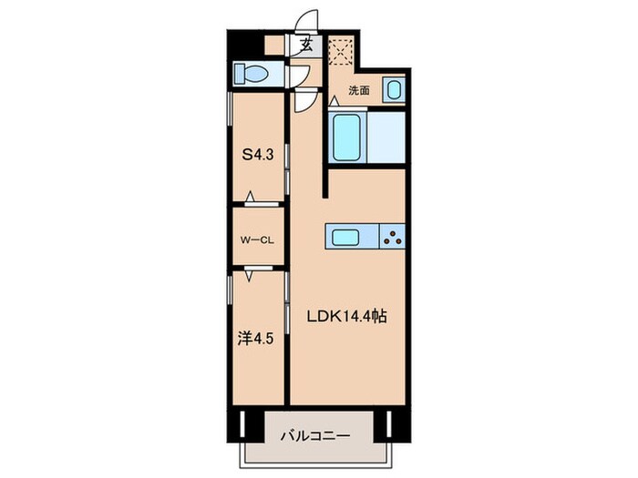 Draw上本町の物件間取画像