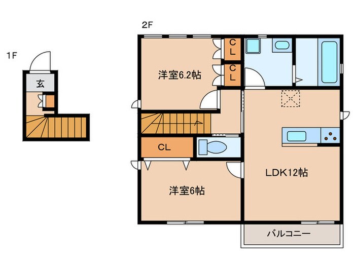 プリムタウンSの物件間取画像