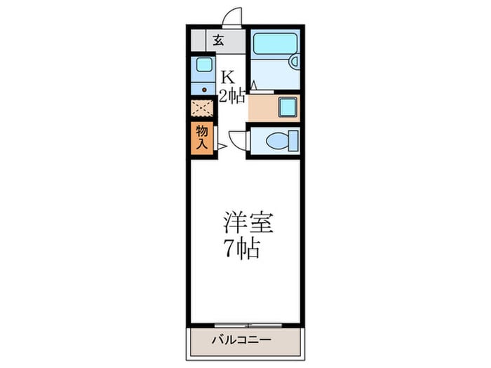 東方ビルの物件間取画像