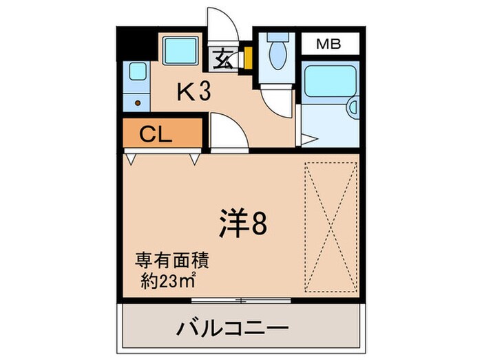 グランドール天美の物件間取画像