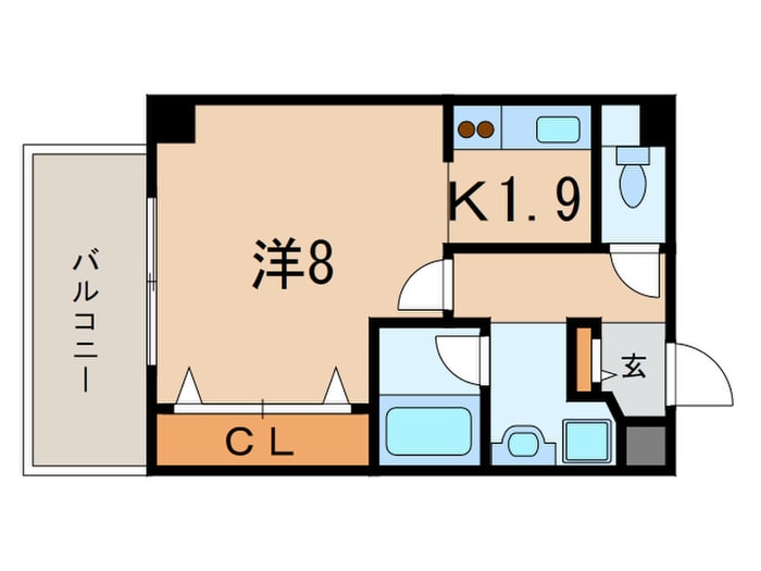 レグルス芦屋の物件間取画像