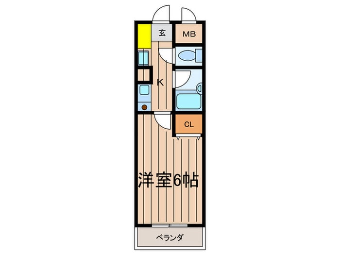 コンチェルト豊津の物件間取画像