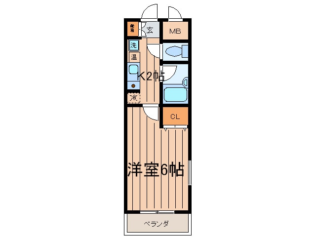 コンチェルト豊津の物件間取画像