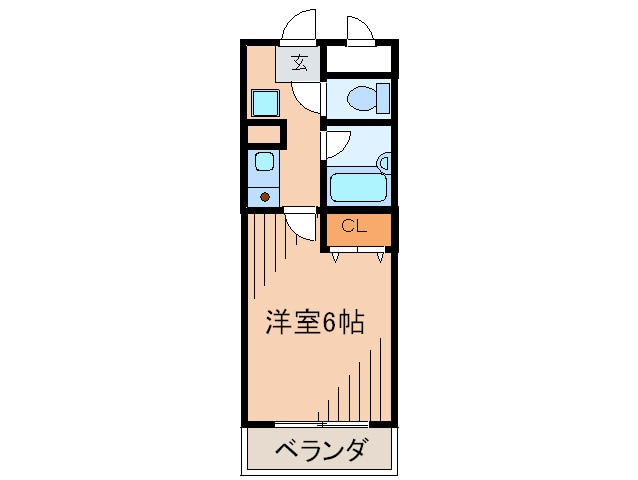 コンチェルト豊津の物件間取画像