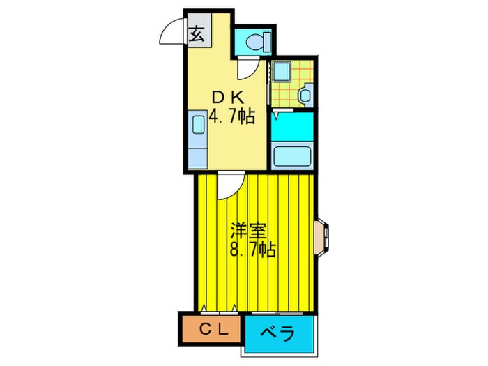 グランシーハヤシの物件間取画像