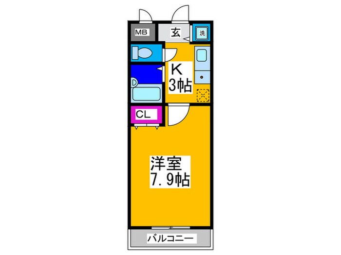 ル－チェⅠ番館の物件間取画像