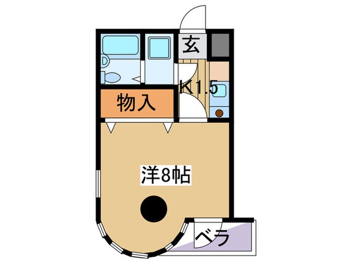 ビュ－ライフ天神橋の物件間取画像