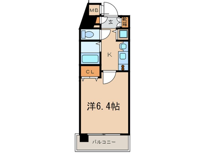 プレサンス京都駅前千都(401)の物件間取画像