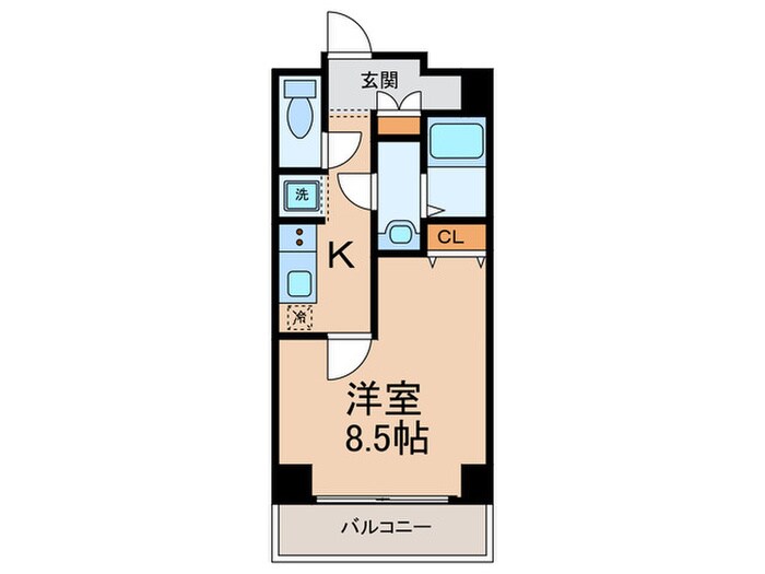 ＣＨＡＲＭＥ十三本町の物件間取画像