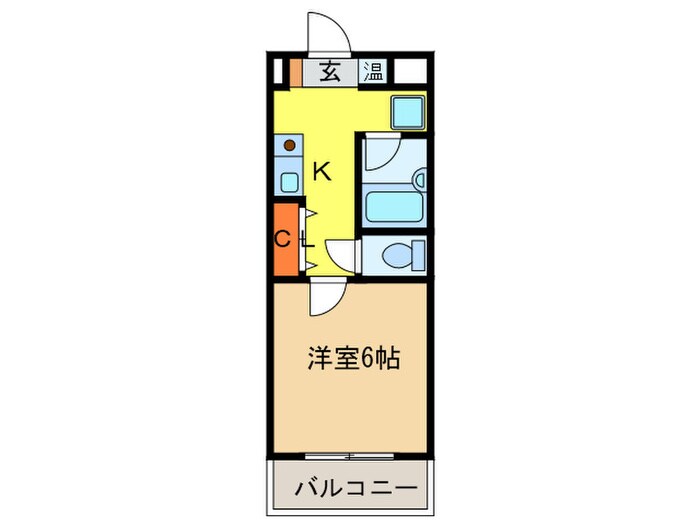 マンションビ－ンの物件間取画像