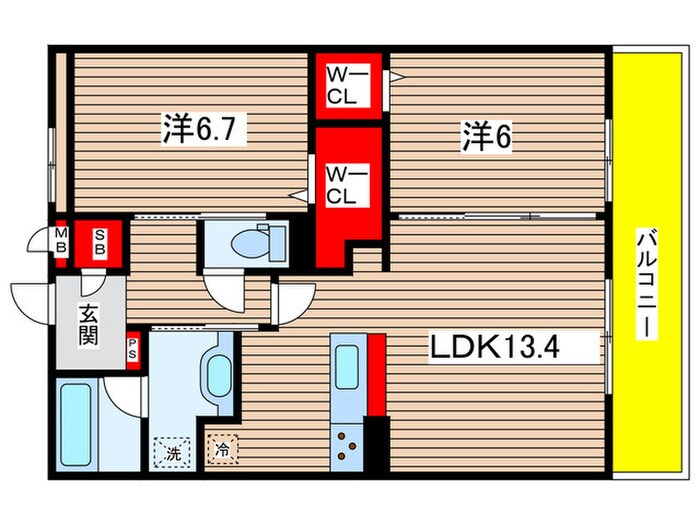 Bnext嵯峨の物件間取画像