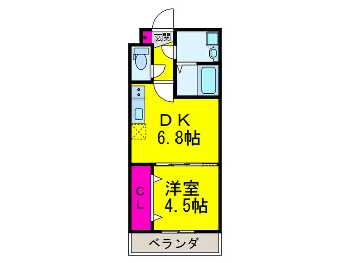 TKアンバーコート羽衣の物件間取画像