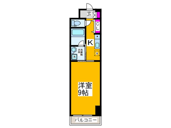 アリビオ夕陽丘の物件間取画像