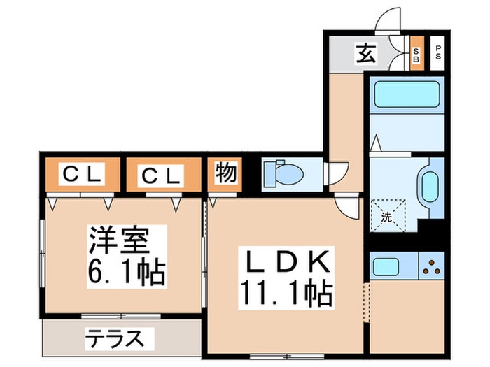 Ｓｒｕ　Ｃａｓａの物件間取画像