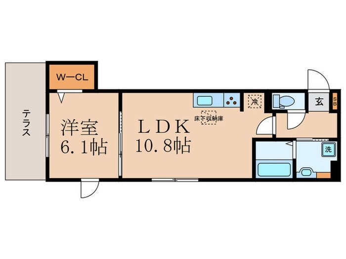 ASUKAⅣの物件間取画像
