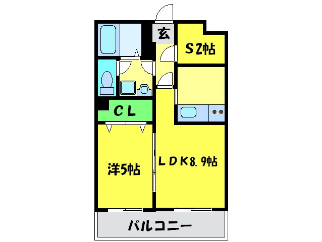 シャルムコートの物件間取画像