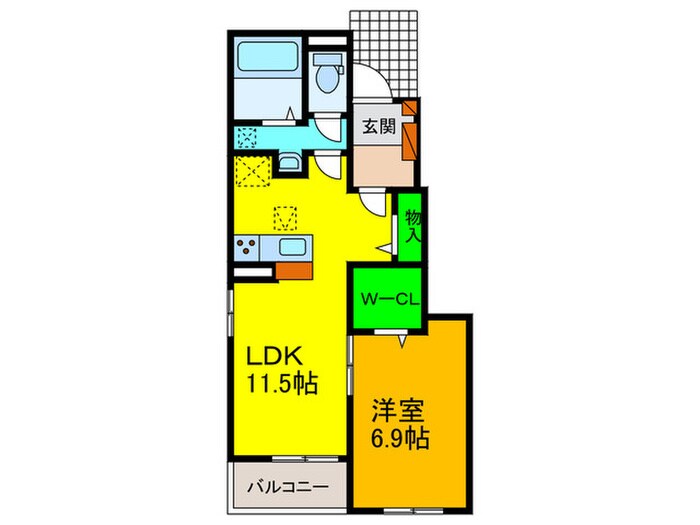 ブローテの物件間取画像