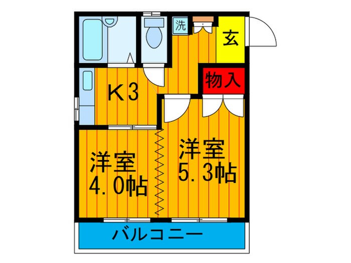 Ｍプラザ津田駅前七番館の物件間取画像