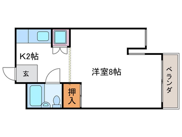 メゾンシャトレの物件間取画像