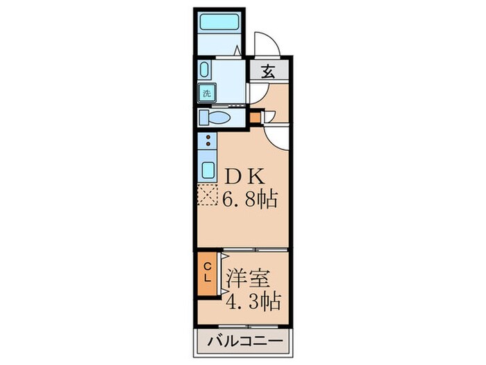 ARCA山科の物件間取画像