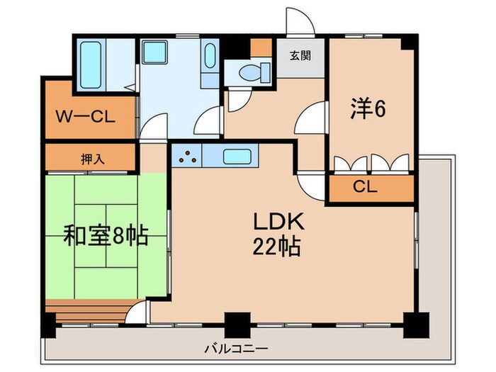 ホワイトヒルの物件間取画像