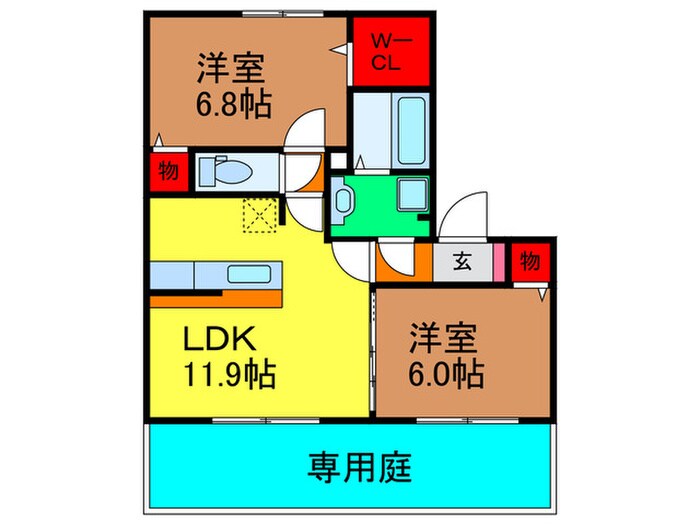 沙羅の物件間取画像