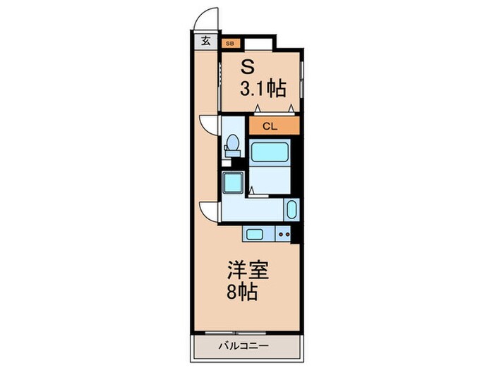 S-MOVE大阪鶴見の物件間取画像
