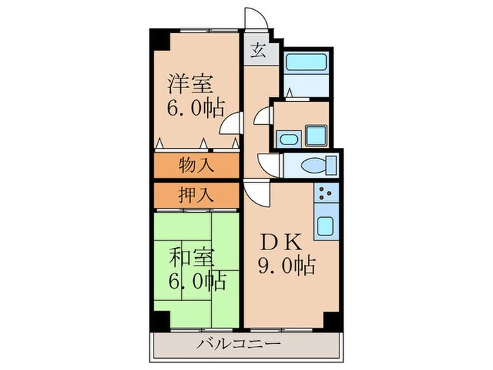 物件間取画像