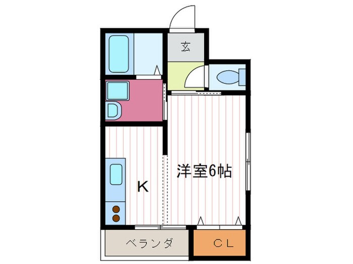 太平ハイツの物件間取画像