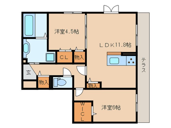 Ｎｏｒｔｈ　Ｃｏａｓｔの物件間取画像