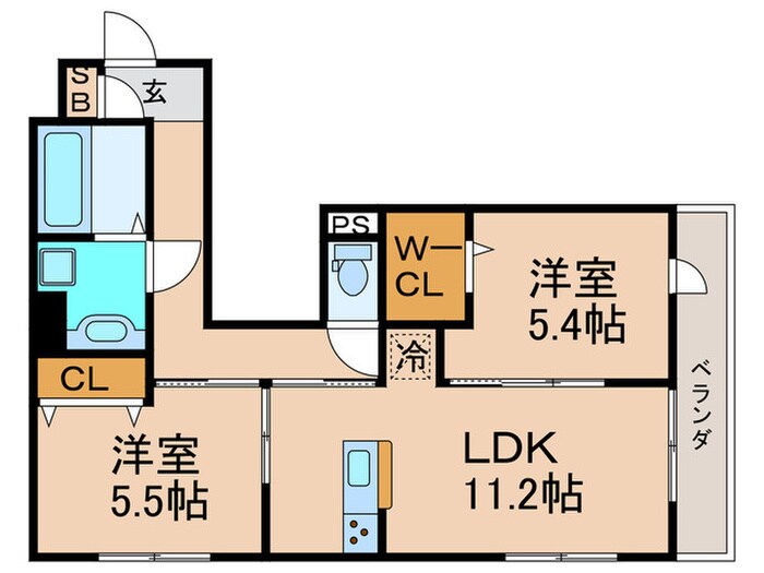 D-ROOM墨江の物件間取画像