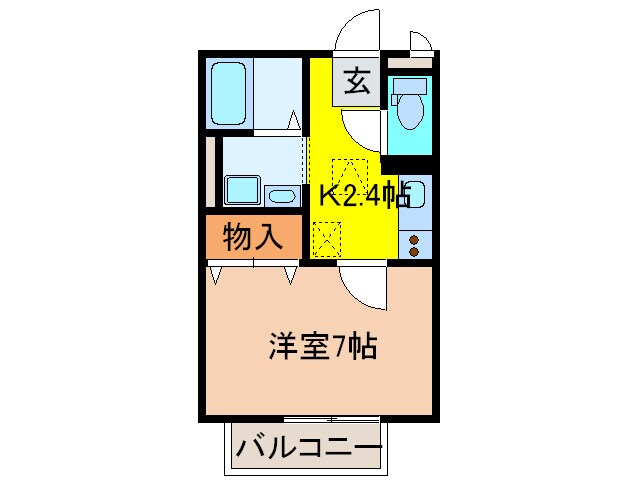 ルピナスＣ棟の物件間取画像