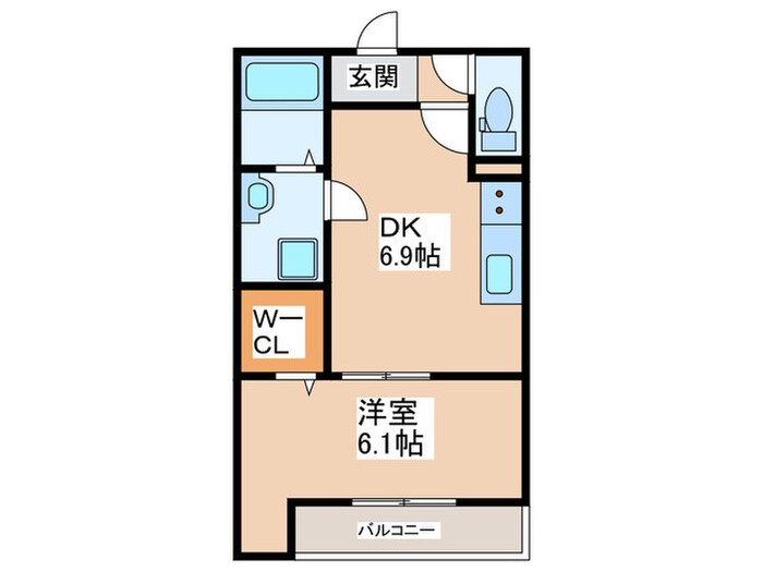 Ａｃｔ布施の物件間取画像