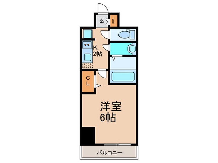 ﾌﾟﾚｻﾝｽ福島吉野ﾐﾅｰｼﾞ(1204)の物件間取画像