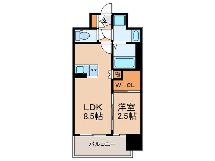 セレニテ神戸西エクラの物件間取画像