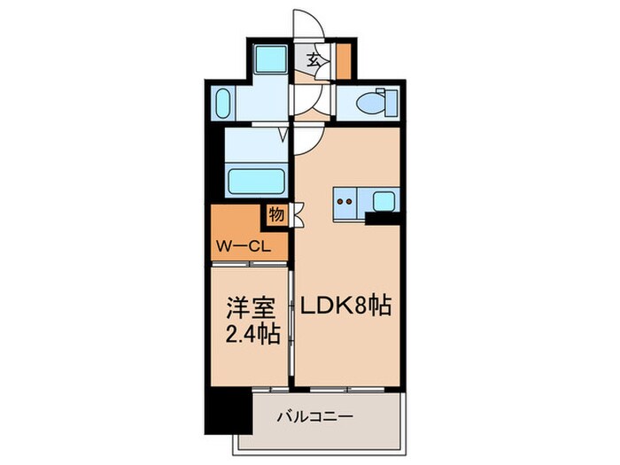 セレニテ神戸西エクラの物件間取画像