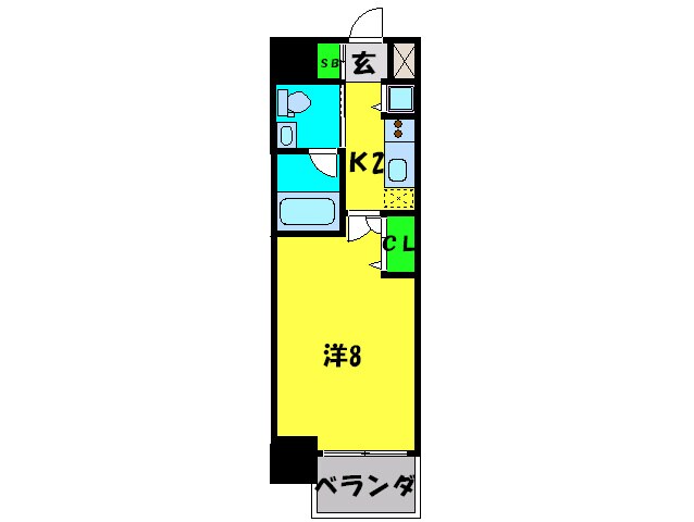 ISM谷町六丁目の物件間取画像